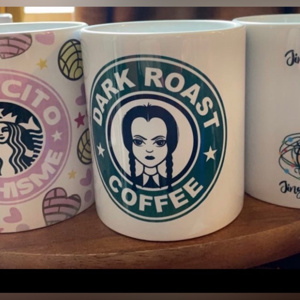 Wednesday Addams custom coffee mug, NEW